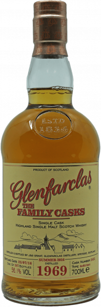 Glenfarclas Single Malt Whisky 1969 The Family Casks bouteille