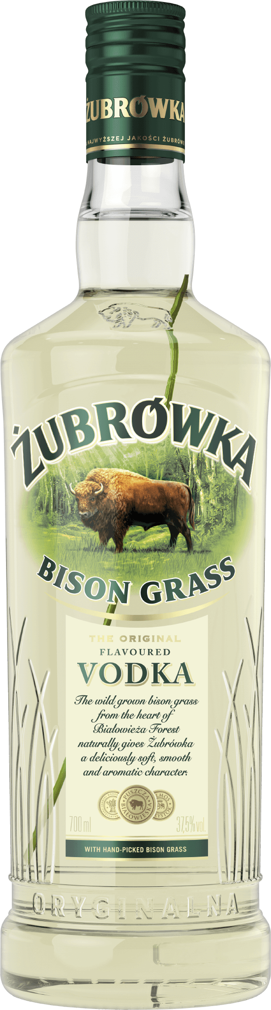 Zubrowka Bison Gras Vodka 70cl