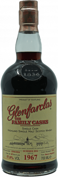 Glenfarclas Single Malt Whisky 1967 The Family Casks Flasche