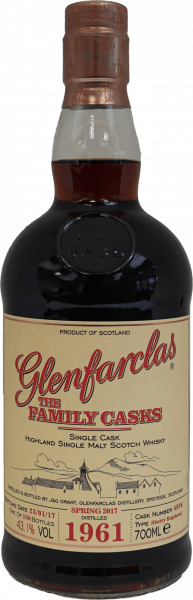 Glenfarclas Single Malt Whisky 1961 The Family Casks Bouteille