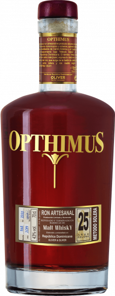 Opthimus Rum 25 Years A.S. Single Malt Finish Flasche