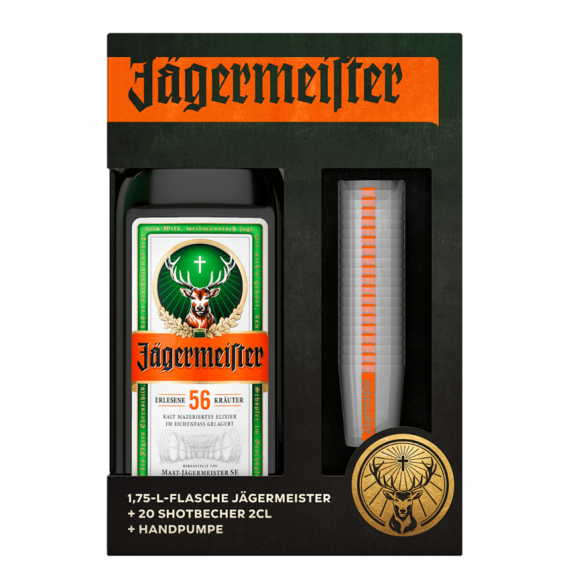 Jägermeister Goldener Hirsch Ausgießer I Aufsatz Für 0,7l & 1,0l