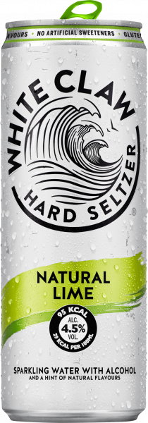 White Claw Hard Seltzer Natural Lime 33cl Dose