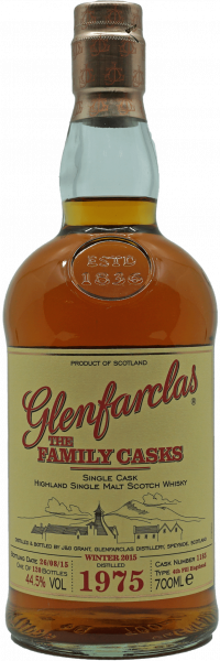 Glenfarclas Single Malt Whisky 1975 The Family Casks bouteille