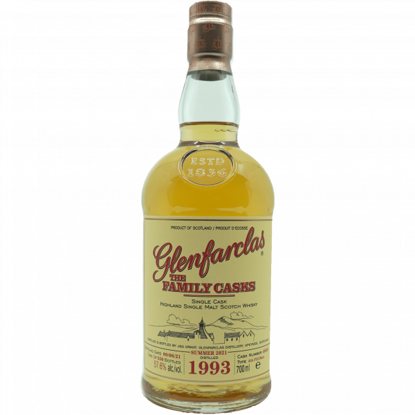 Glenfarclas Single Malt Whisky 1993 The Family Casks bouteille