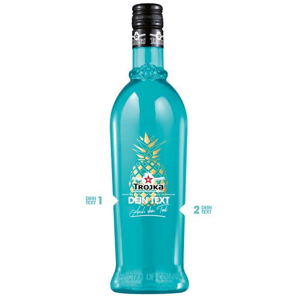Trojka Aloha Flasche - mit personalisierter Etikette
